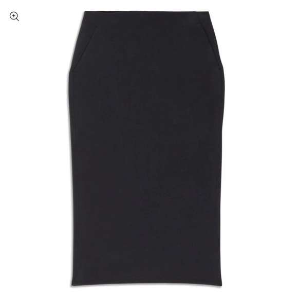 Lululemon Softstreme High Rise Midi Skirt Black Size 14 NWT - Picture 9 of 16